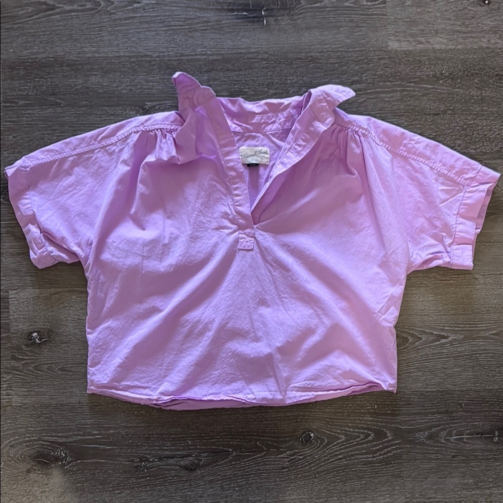 Universal Thread Cropped Lavender Top